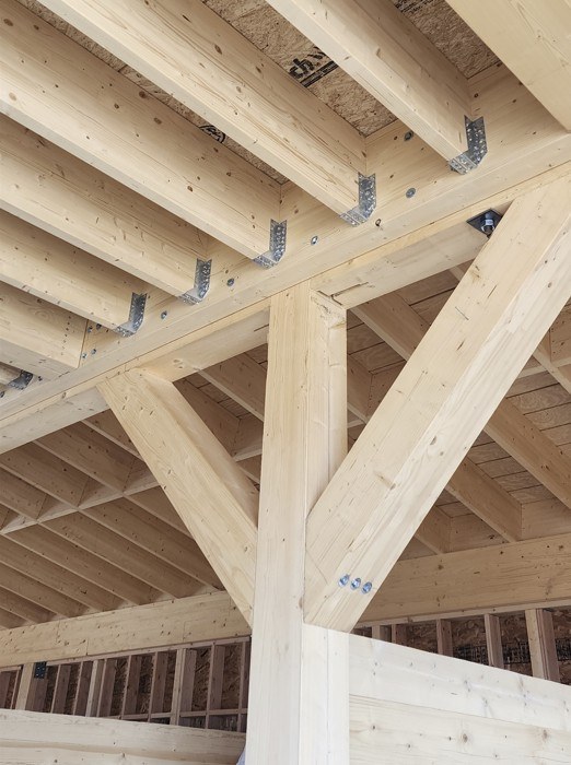 Timber bracing and Joist Hangers